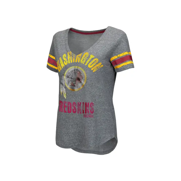 T-shirt orné de strass pour femme NFL Washington Redskins « Any Sunday »