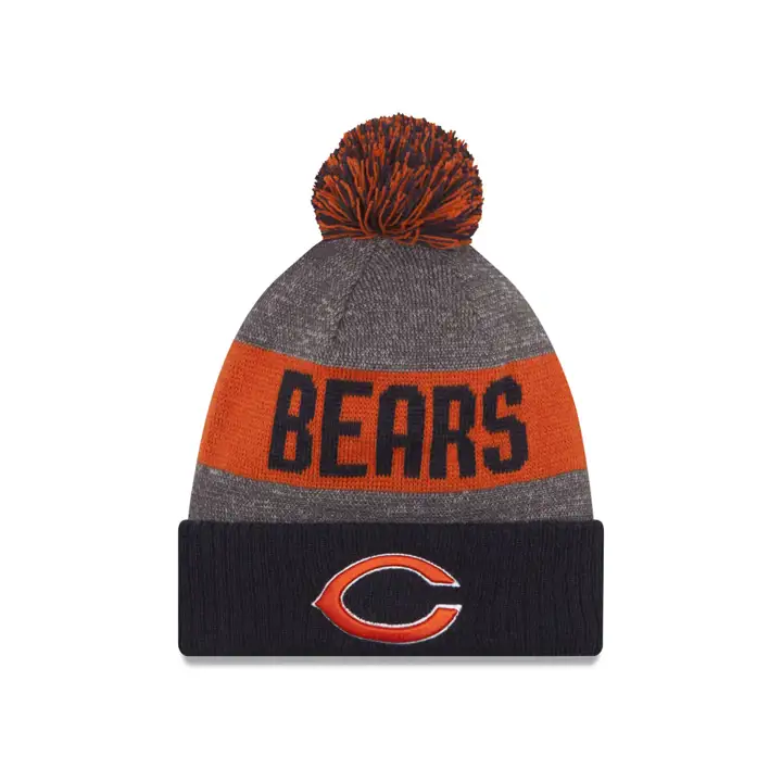 Chicago Bears NFL Team Sport Knit "C"   GRI/MARI/org