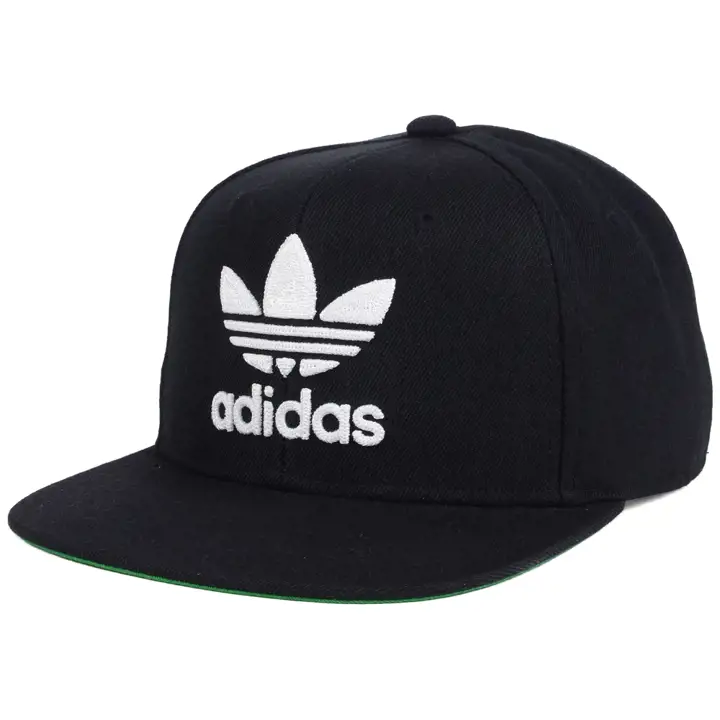 Casquette à visière plate Adi Orig TREFOIL CHAIN SNAPBACK noir/blanc