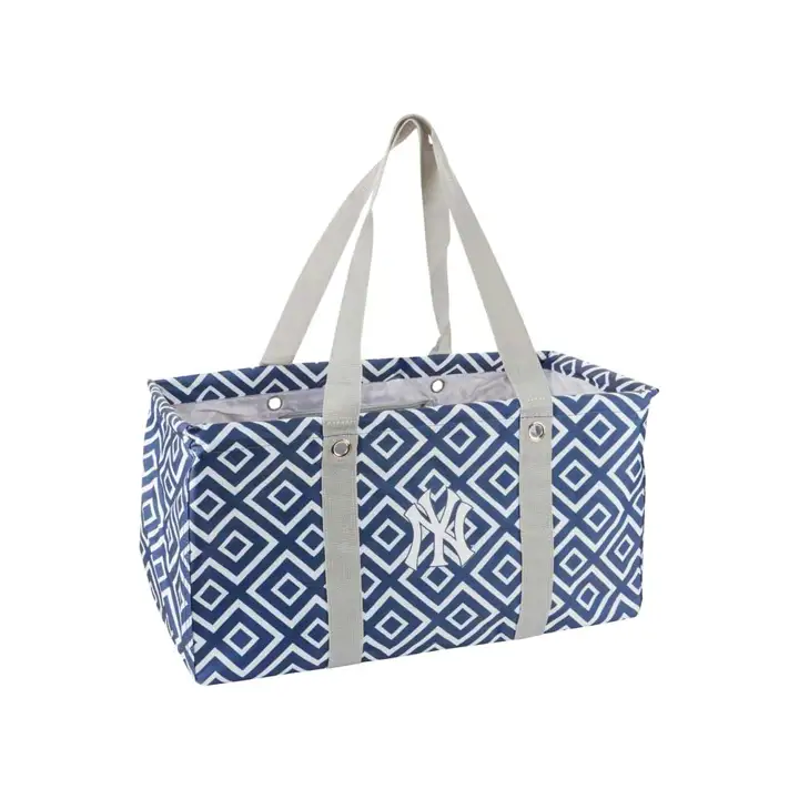 Yankees Panier de pique-nique Crosshatch marine/blanc/gris
