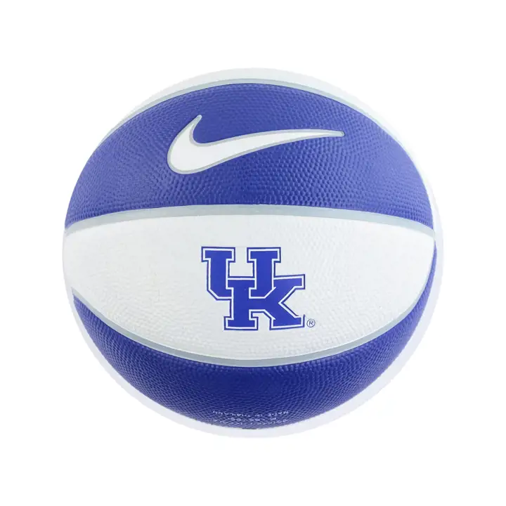Ballon de basket Nike en caoutchouc Kentucky Wildcats Mini - Gen II BLANC/