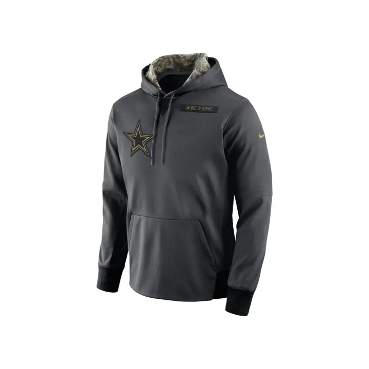 SWEAT À CAPUCHE COWBOYS NFL Salute to Service 16 Anthracite