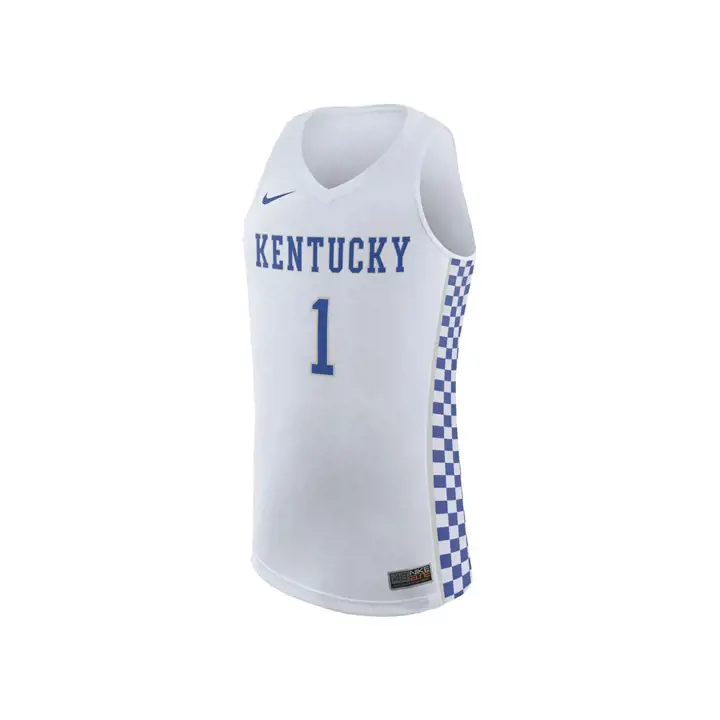 Maillot de basket-ball réplique NCAA Kentucky blc