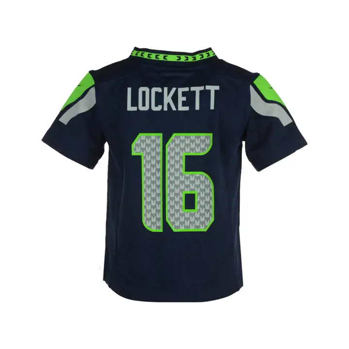 Maillot de jeu NFL Lockett pour tout-petit SEAHAWKS, bleu marine