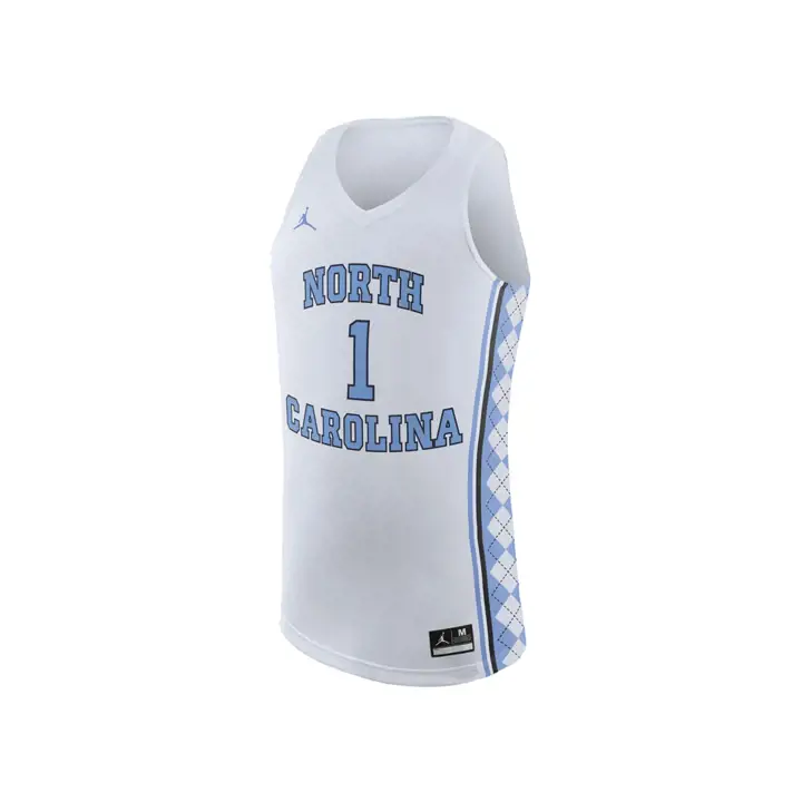 Maillot de basket replica N Carolina NCAA blanc