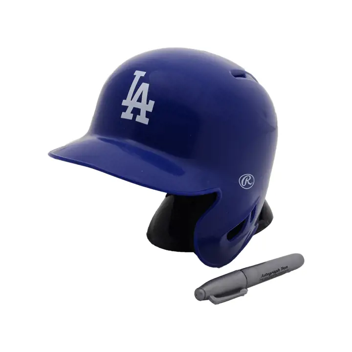 Mini casque réplique DODGERS BLEU