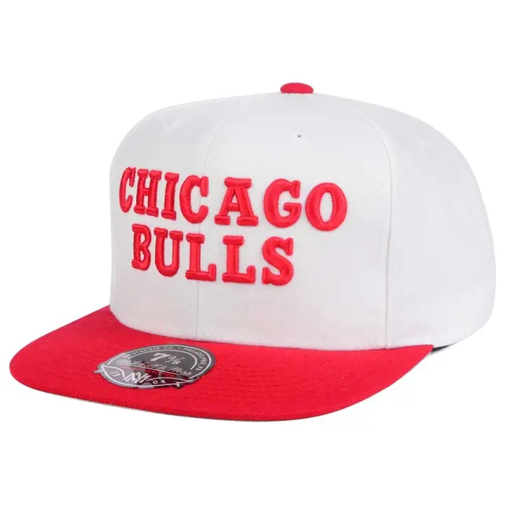 Chicago Bulls MN CASQUETTE AJUSTÉE VINTAGE BLANC/ROUGE