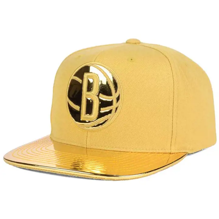 BROOKLYN NETS MN NBA CASQUETTE SNAPBACK À EFFET MÉTALLIQUE  GL/Metallic