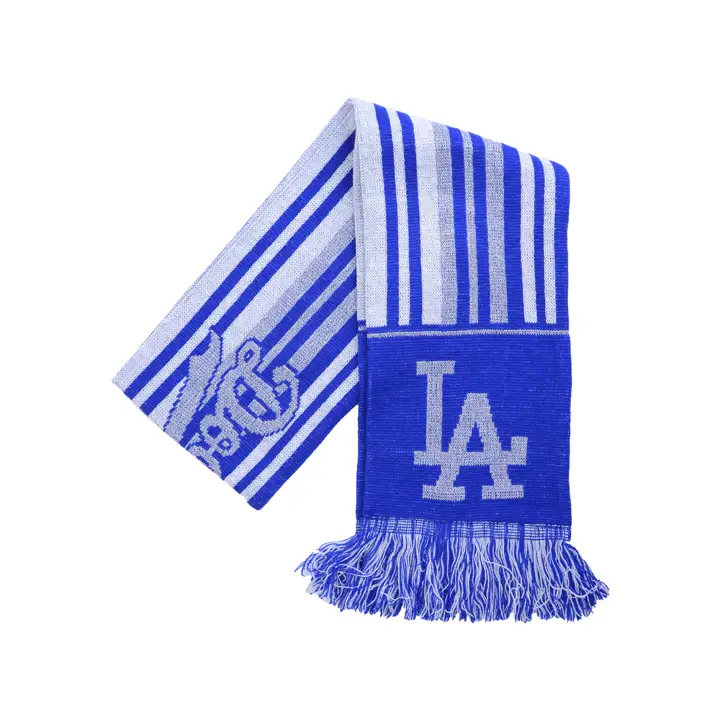 Écharpe à rayures pailletées Los Angeles Dodgers 16 RBL/banc/Métalli
