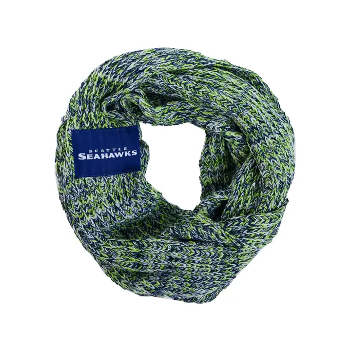 Seattle Seahawks Écharpe Infinity Peak BLEU MARINE/vert