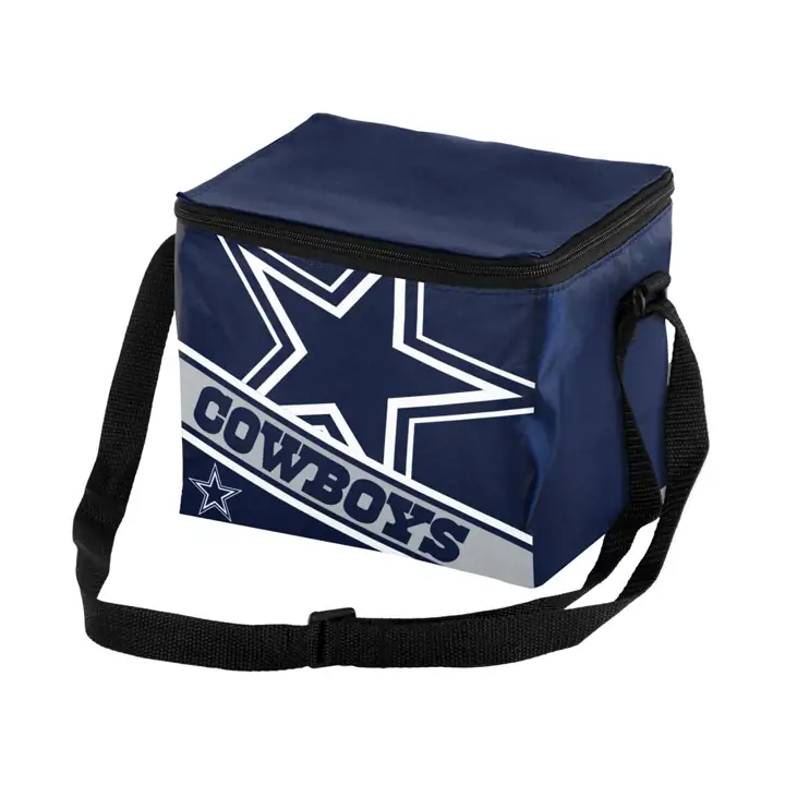 Glacière 6 canettes Dallas Cowboys – Grande rayure avec logo marine