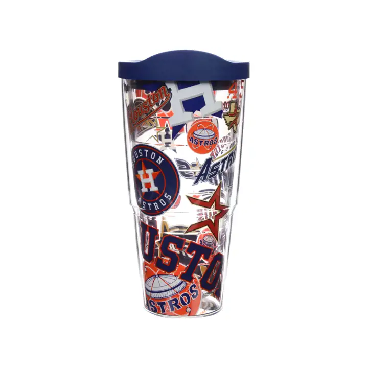 Houston Astros Gobelet 24 oz à Enveloppe Colossale Intégrale BLEU MARINE/transparent