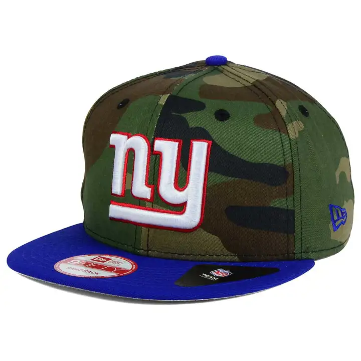 New York Giants NFL Casquette Camouflage Bicolore Snap CAMO/RBL