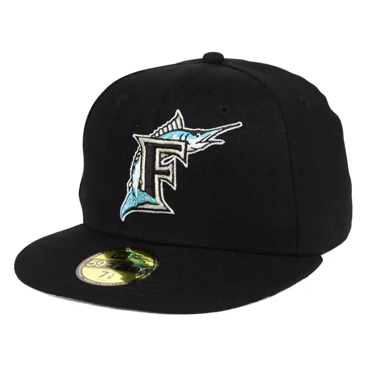 Marlins MLB COOPERSTOWN 59FIFTY noir