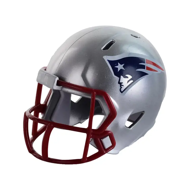 Casque PATRIOTS Speed Pocket Pro argent