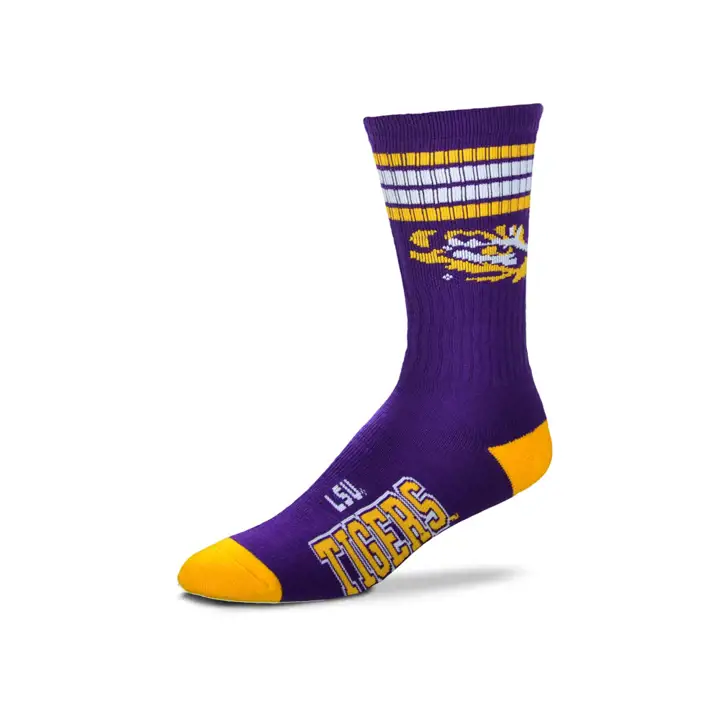 LSU 4 Stripe Deuce Crew 504 pur