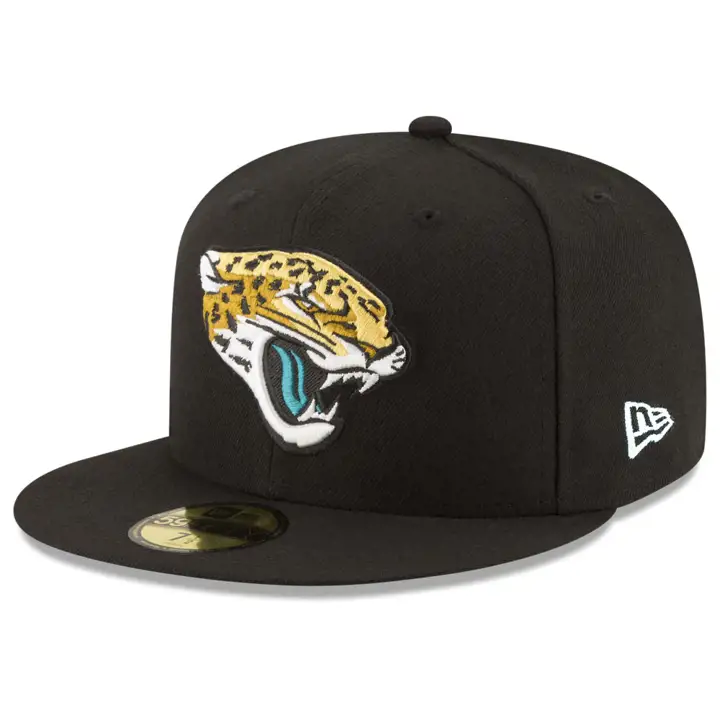 Casquette 59FIFTY basique des Jaguars de Jacksonville de la NFL, noire