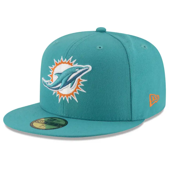 Casquette ajustée basique 59FIFTY XP des Miami Dolphins de la NFL aq/aq