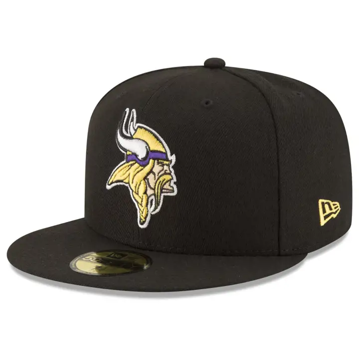 Casquette 59FIFTY basique Minnesota Vikings NFL noir/noir