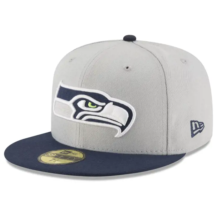 Casquette Seattle Seahawks NFL Team Basic 59FIFTY gris/bleu marine