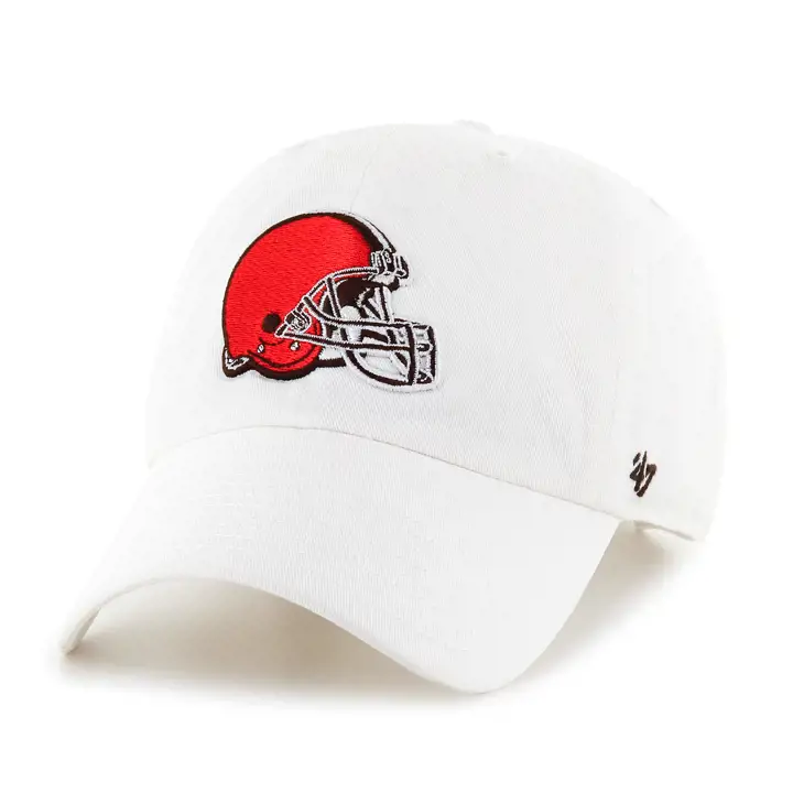 CLEVELAND BROWNS NFL Casquette ajustable '47 Clean Up CASQUE BLANC