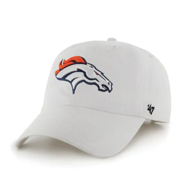 DENVER BRONCOS NFL Casquette '47 Clean Up BRONCO BLANC