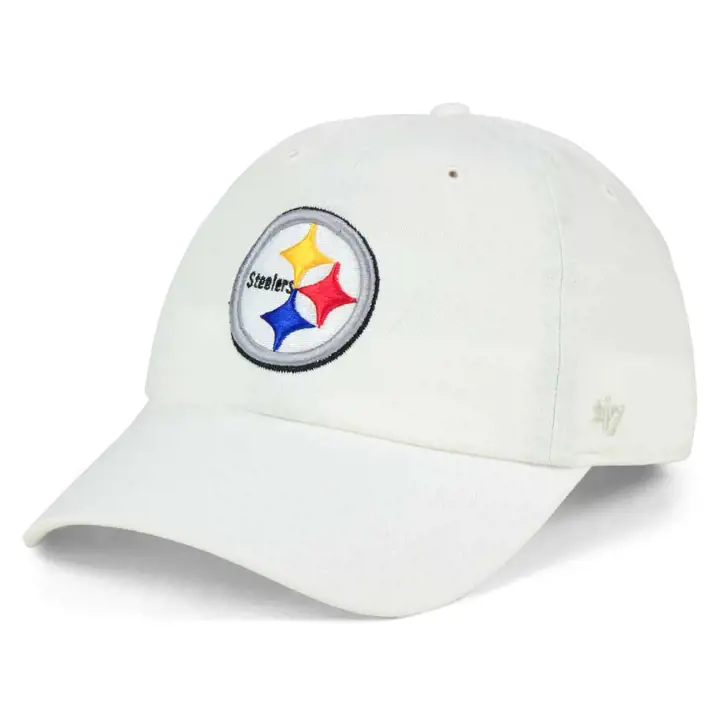 PITTSBURGH STEELERS NFL Casquette '47 Clean Up BLNC