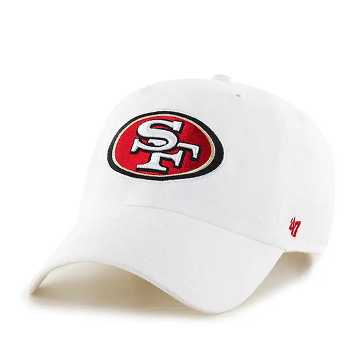 CASQUETTE SAN FRANCISCO 49ERS NFL '47 Clean Up Circle Logo BLANC