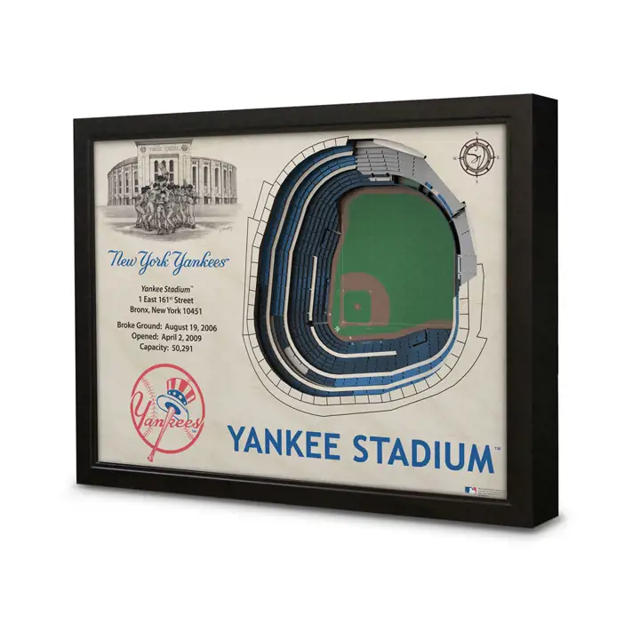 Décoration murale vue du Yankee Stadium  Ast