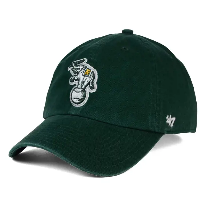Casquette MLB Oakland Athletics Core '47 Clean Up Vert Foncé