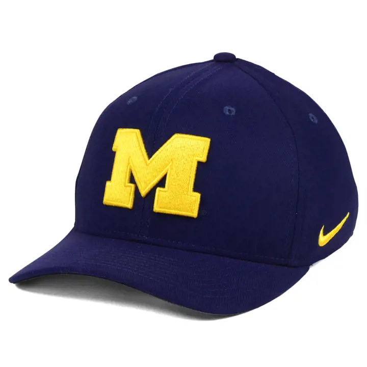 "Michigan NCAA Classique Swoosh « M » marine"