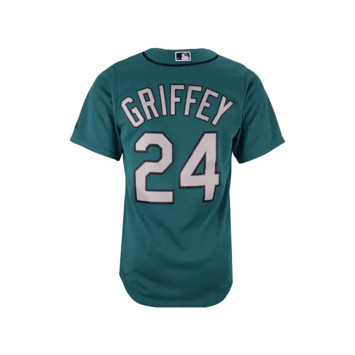 Maillot CB GRIFFEY réplique de joueur MLB des Mariners Coop - bleu sarcelle