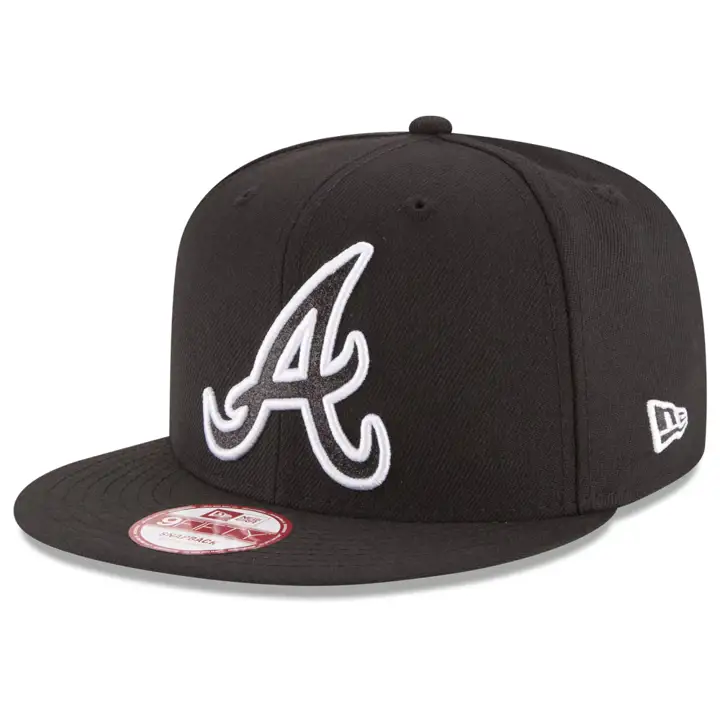 CASQUETTE SNAPBACK 9FIFTY NOIRE ATLANTA BRAVES MLB BLACK-TALLIC