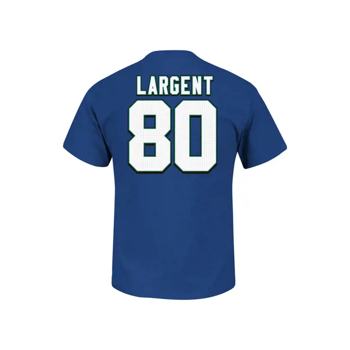 SEAHAWKS NFL HOF Éligible Receveur III Tee Largent bleu