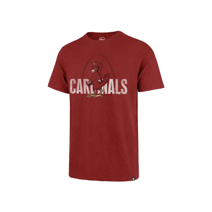 T-shirt à logo Scrum Coop STL CARDS MLB Dirty Bird rouge