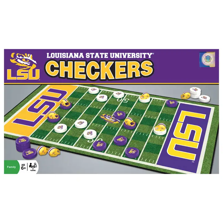 LSU Checkers pur/gl