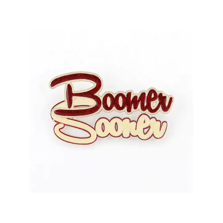 Pin slogan Oklahoma arg/cram