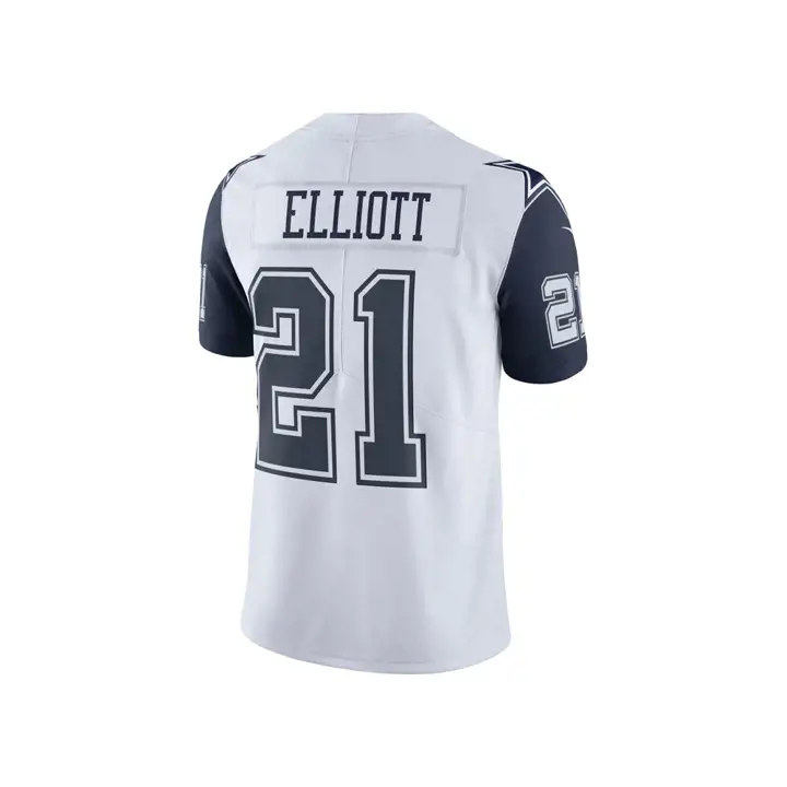 Maillot NFL Color Rush Cowboys Ezekiel Elliott blanc/na