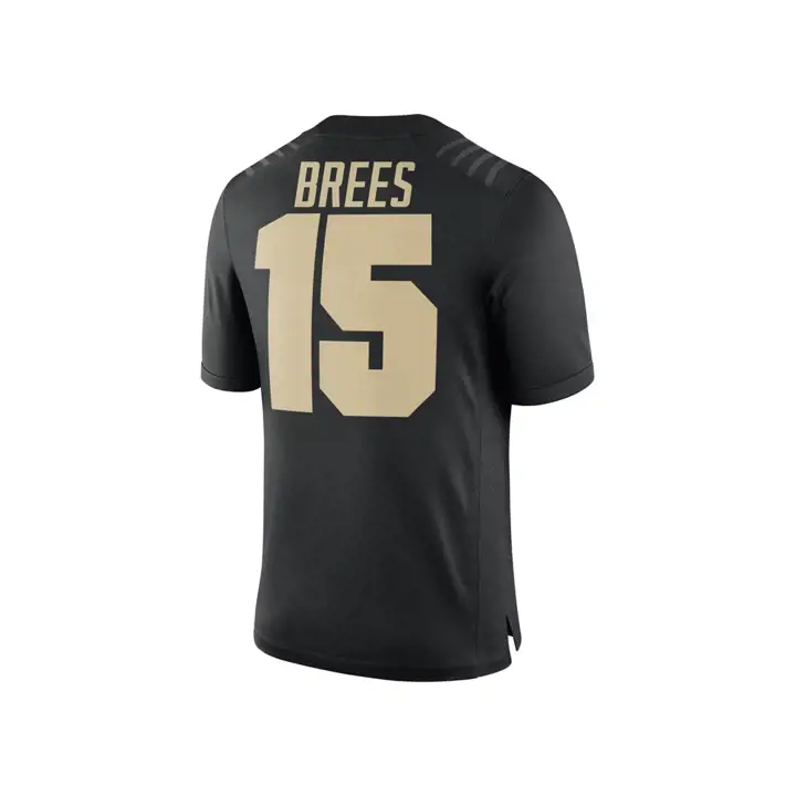 Maillot de match Purdue NCAA Joueur Drew Brees n.