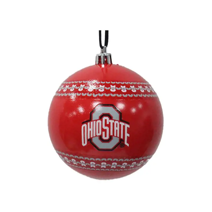 "Ohio State Buckeyes 3" Ornement pull moche 16 ROUGE"