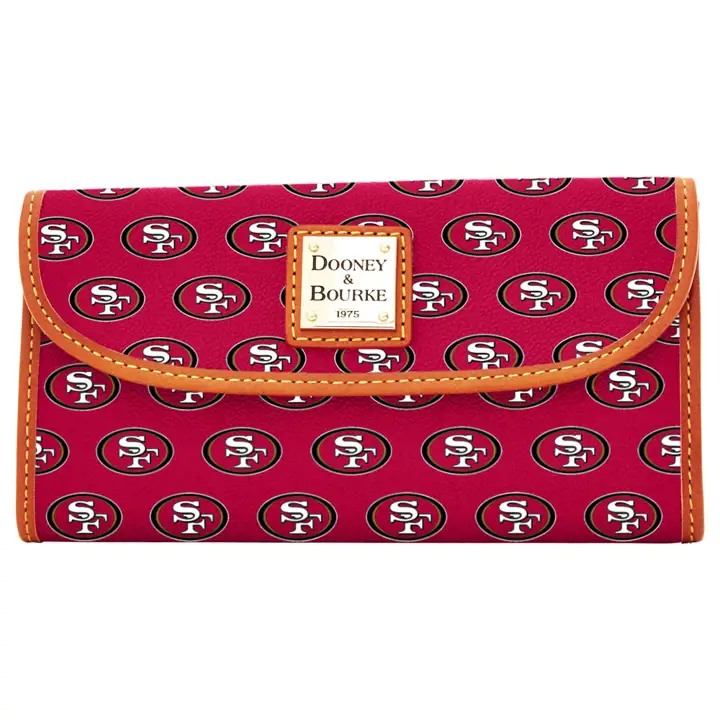 SAN FRANCISCO 49ERS Pochette Continental Dooney & Bourke ROUGE