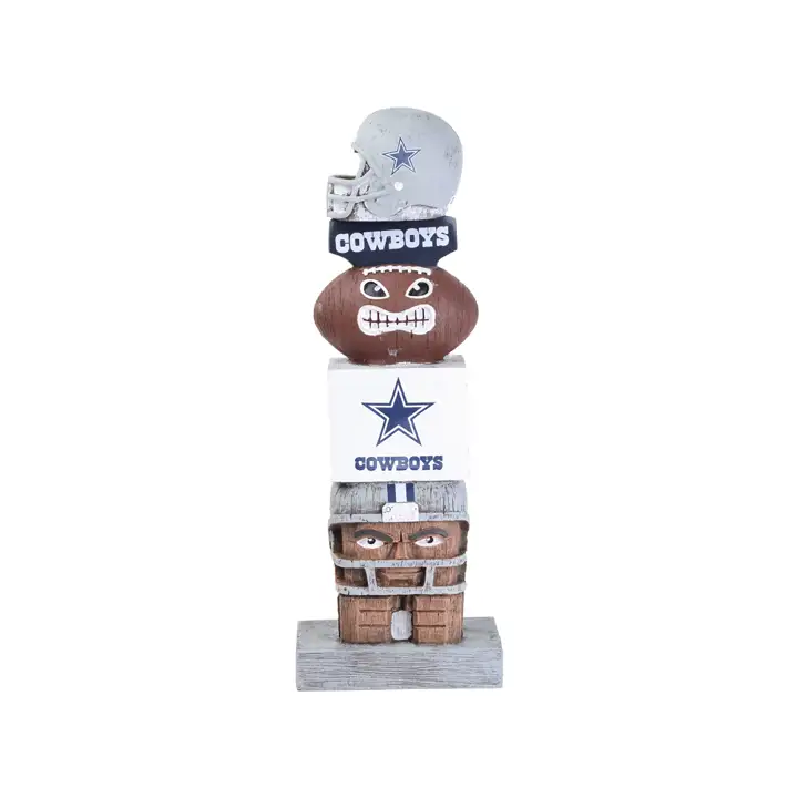 Dallas Cowboys Tiki Totem BLEU MARINE/blanc/marron