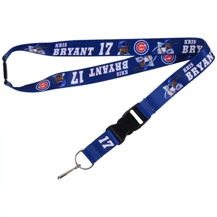 Lanière de joueur CUBS Aminco Bryant bleu royal/rouge