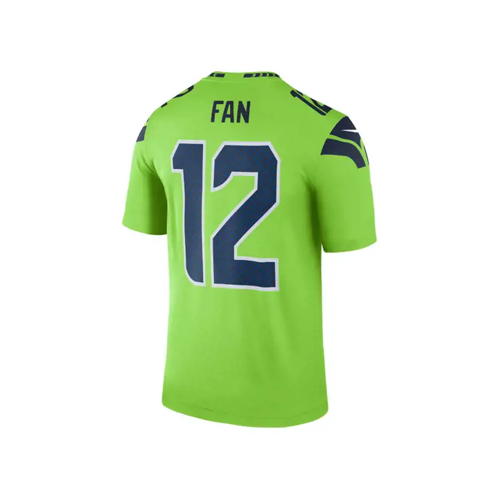 Maillot Color Rush Fan Légende NFL Seattle Seahawks VERT