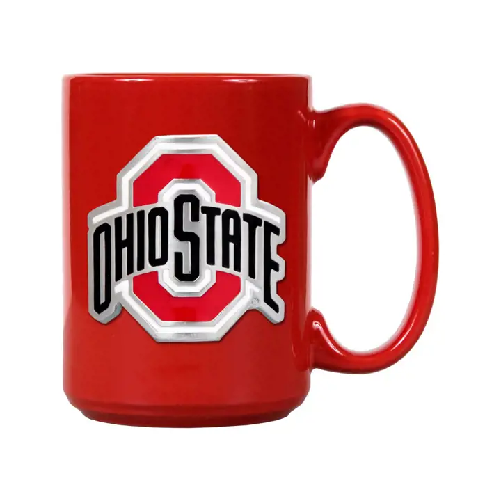 Tasse en céramique Ohio State Buckeyes 44 cl rouge