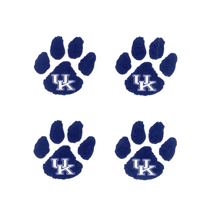 Tatouage temporaire Kentucky Waterless Game Face Patte bleu/blanc