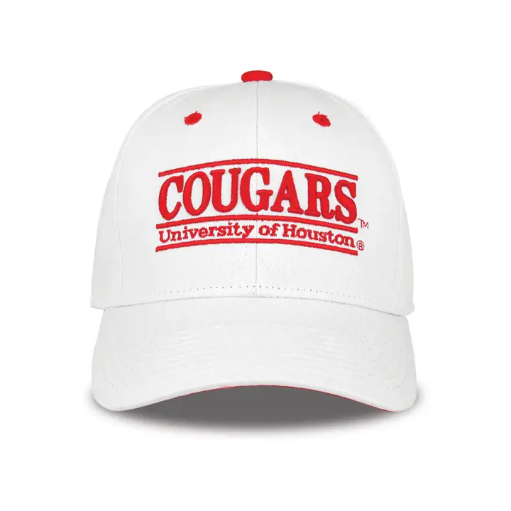 Houston Cougars NCAA Classic 3 Bar COUGAR   WHT/red