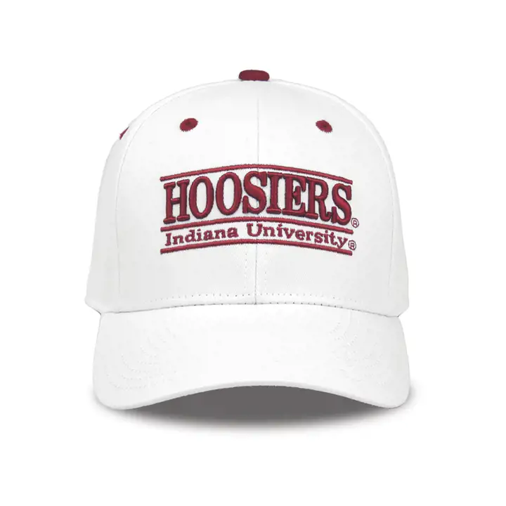 "Casquette classique Indiana Hoosiers NCAA 3 barres « HOOSIERS » BLC/cram"