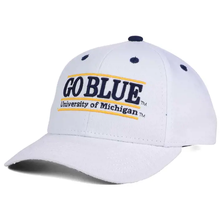 Michigan Wolverines NCAA Classic 3 Bar " GO BLUE" BLA/marine