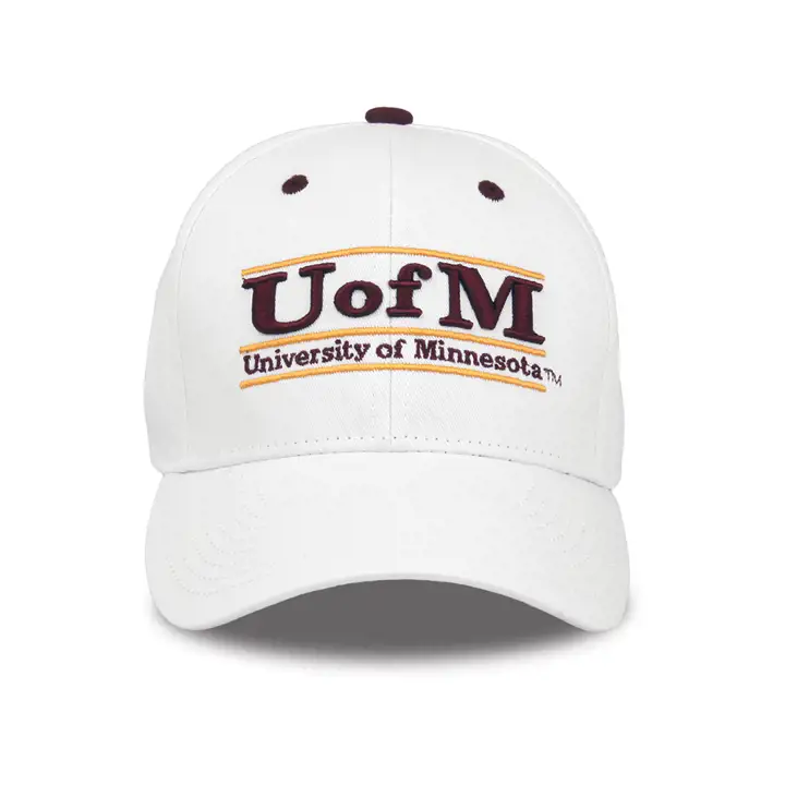 "Minnesota Golden Gophers NCAA Classic 3 Bar « U of M »  blanc/marron"